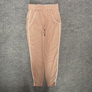 Gymshark Womens S Pink Recess Joggers With Pockets Stretch Loungewear